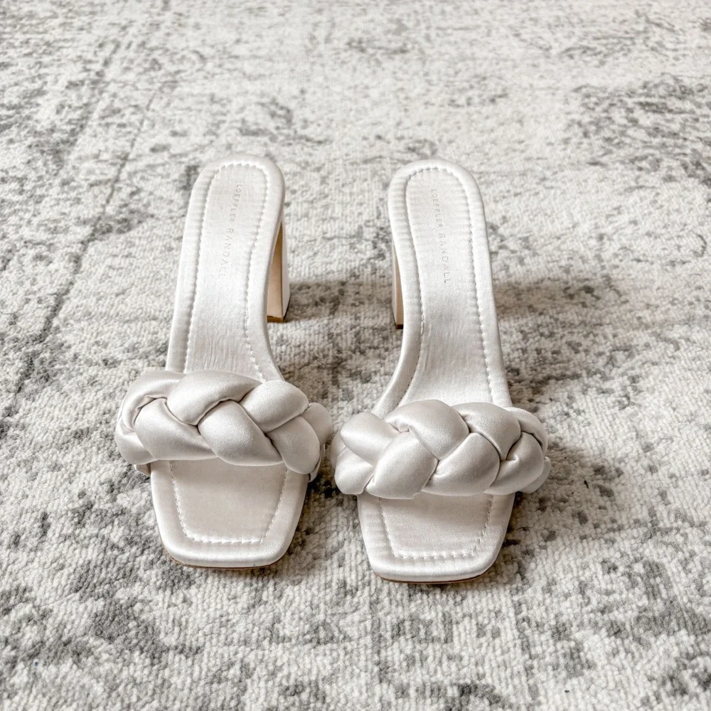 Loeffler Randall Silver Braided Heels - Picture 13 of 14